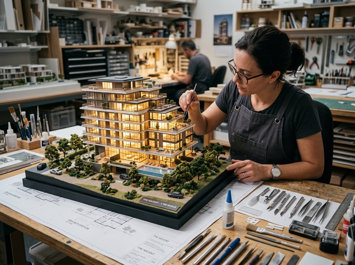 Architectural Scale Model Crafting at AJ Model Maker